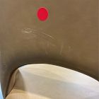 Open Box: Boerum Dining Chair - Ludlow Leather Sesame, Blonde