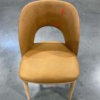 Open Box: Boerum Dining Chair - Ludlow Leather Sesame, Blonde