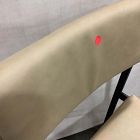 Open Box: Freeman Leather Pivot Dining Chair - Ludlow Leather Cumin, Textured Antique Bronze