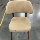 Open Box: Hyde Dining Chair - Ludlow Leather Sand, Cool Walnut