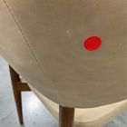 Open Box: Hyde Dining Chair - Ludlow Leather Sand, Cool Walnut