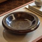 Open Box: Wood Bubble Rim Bowl (14") - Green