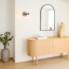 Staggered Glass 2-Light Sconce - Clear