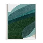 "Rippling Fields" Framed Art by Minted for West Elm