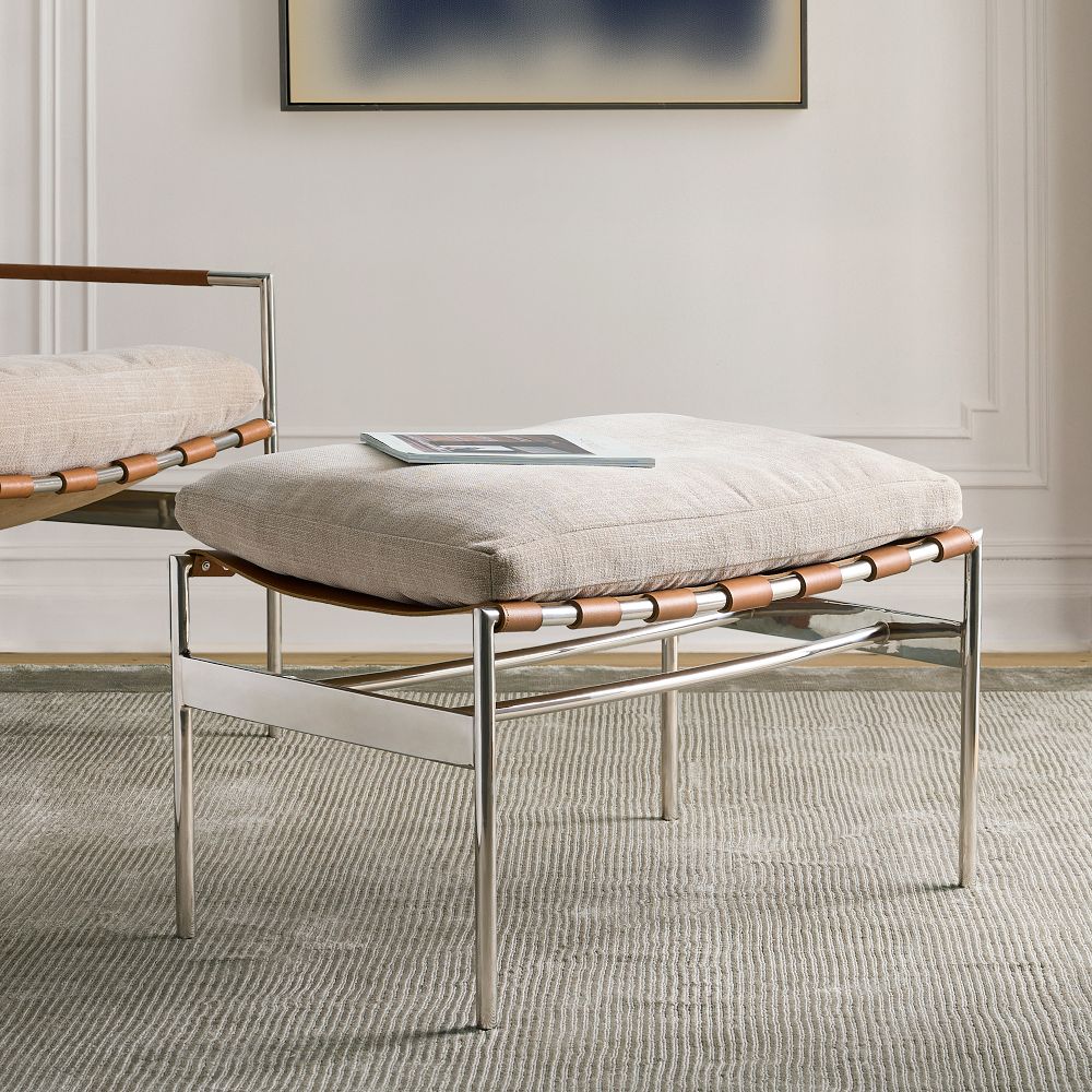 Stuart Sling Ottoman by West Elm