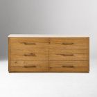 Nerelle Marble 6-Drawer Dresser (72")