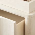 Scalloped 6-Drawer Wide Dresser with Removable Topper (56")