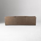 Delara Slipcover Chaise Sectional (128")