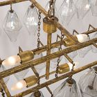 Grand Waterfall Rectangle Chandelier (52")