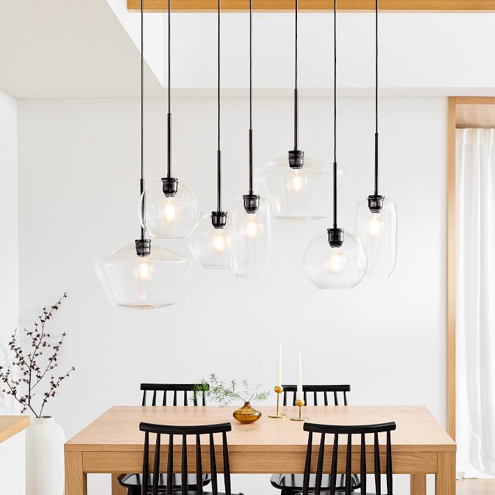 Sculptural 7-Light Multi Chandelier | West Elm