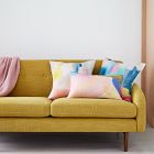 Sheer Brushstrokes Silk Pillow Cover