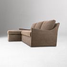 Delara Slipcover Chaise Sectional (128")