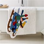 Holiday Sledding Bath Mat
