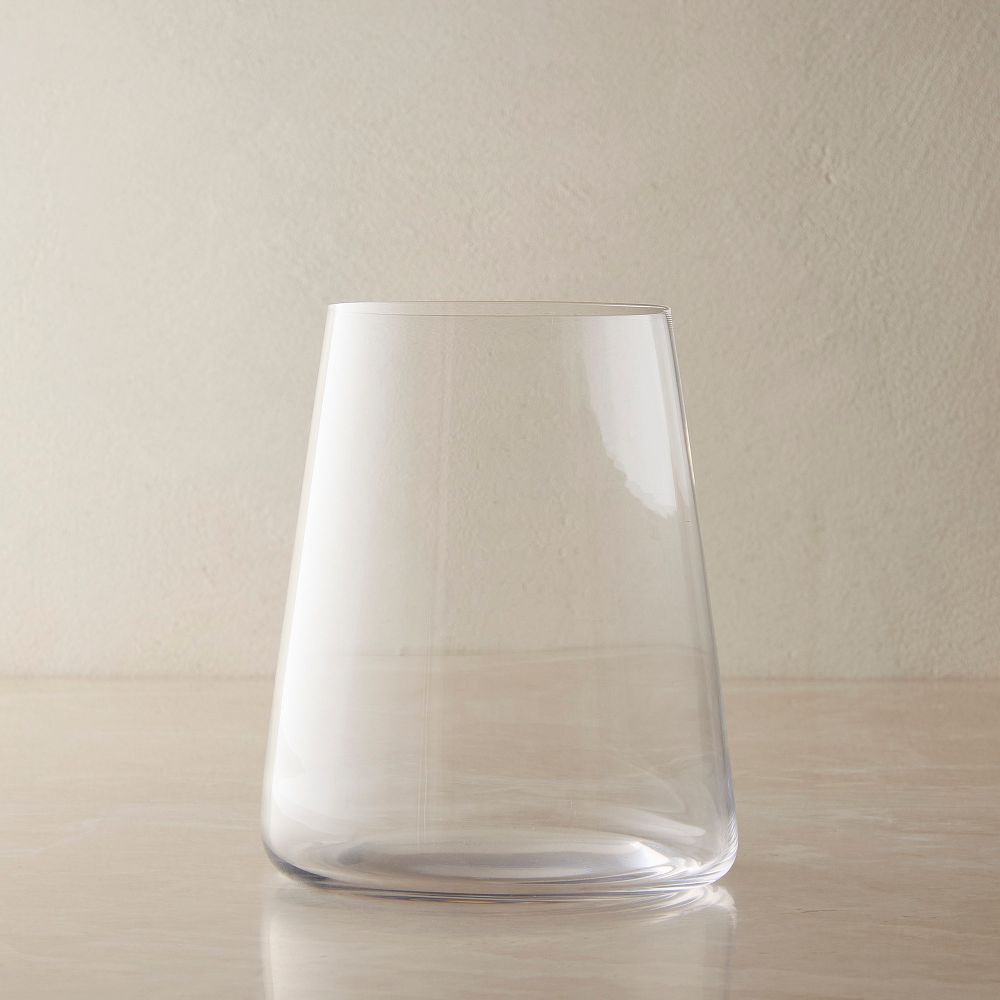 West Elm Horizon Lead-Free Crystal Stemless Wine Glass Sets