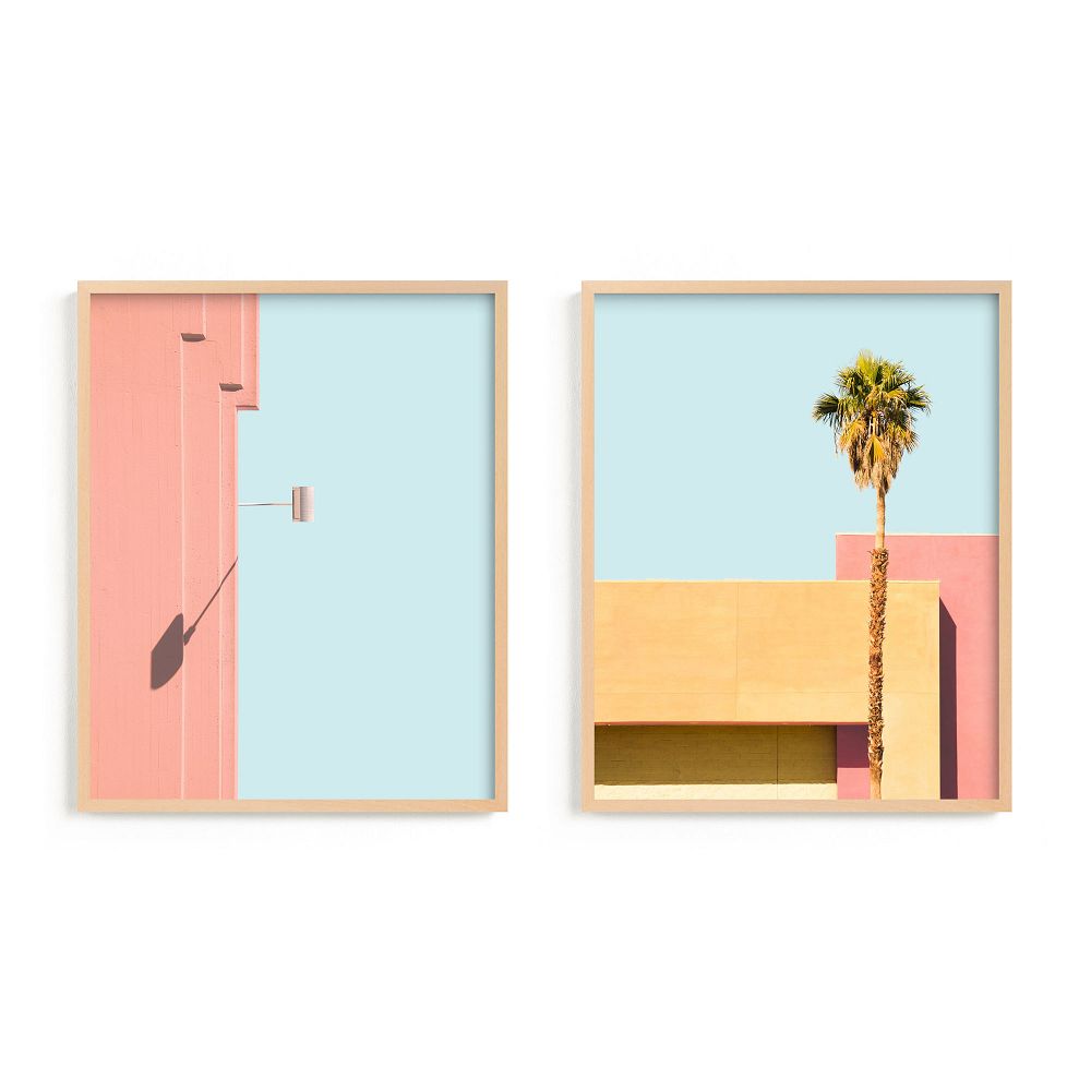 "Palm Springs - A Color Study" Framed Art by Minted for West Elm by West Elm