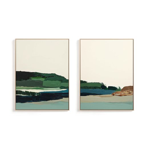 "Spring Seascape" Framed Wall Art by Minted for West Elm by West Elm