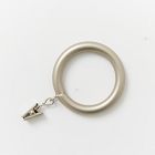Round Metal Curtain Rings (Set Of 7) - Brushed Nickel