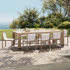 Telluride Outdoor Extendable Dining Table (76"&ndash;106") &amp; Cusco Dining Chairs Set
