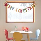 Merry Christmas Felt Garland - Multicolour