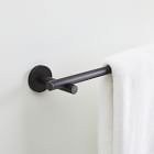 Modern Overhang Bathroom Hardware - Matte Black