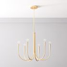 Swoop Arm Chandelier (25")