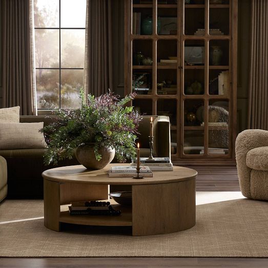 Thalassa Round Coffee Table (48") by West Elm