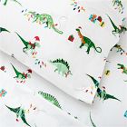 Glow-in-the-Dark Christmas Dino Sheet Set