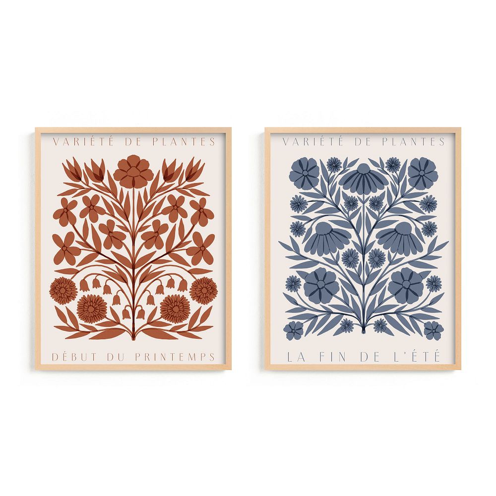 "Les Plantes" Framed Art by Minted for West Elm by West Elm
