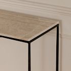 Leilani Botticino Marble Console Table (60")