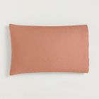 Organic Washed Cotton Percale Pillowcase Set