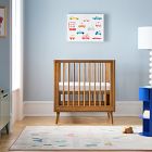 Mid-Century 5-in-1 Convertible Mini Crib