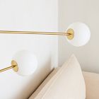 Staggered Glass Adjustable Sconce