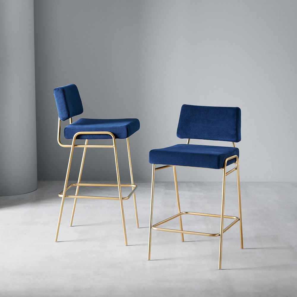 Wire Frame Bar & Counter Stools by West Elm