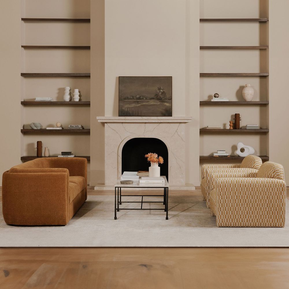 Leilani Botticino Marble Coffee Table (53") by West Elm