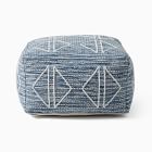 Reflected Diamonds Pouf