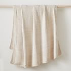 Open Box: Cotton Knit Throw (50" x 60") - Natural