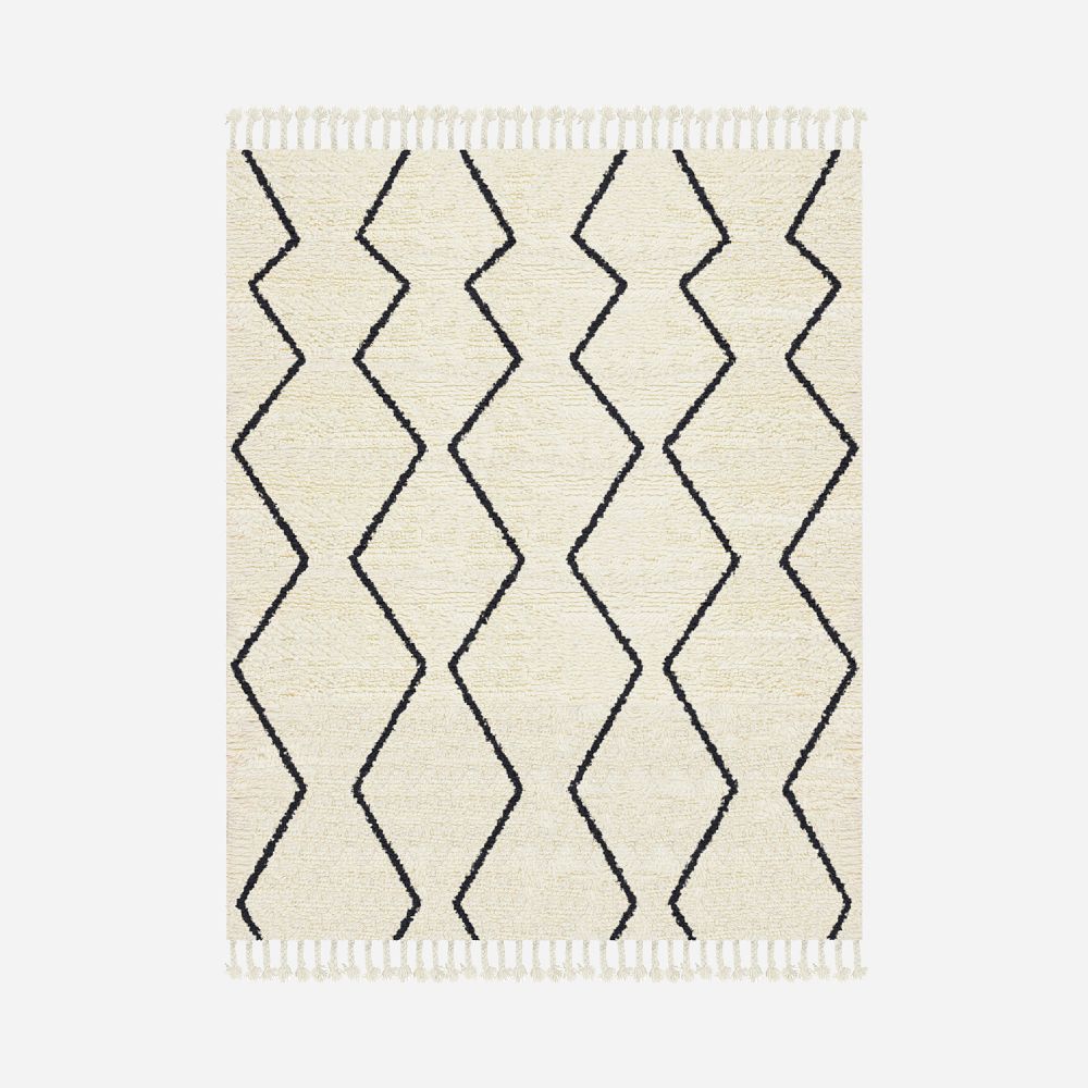 Souk Wool Rug, 10x14, Graphite