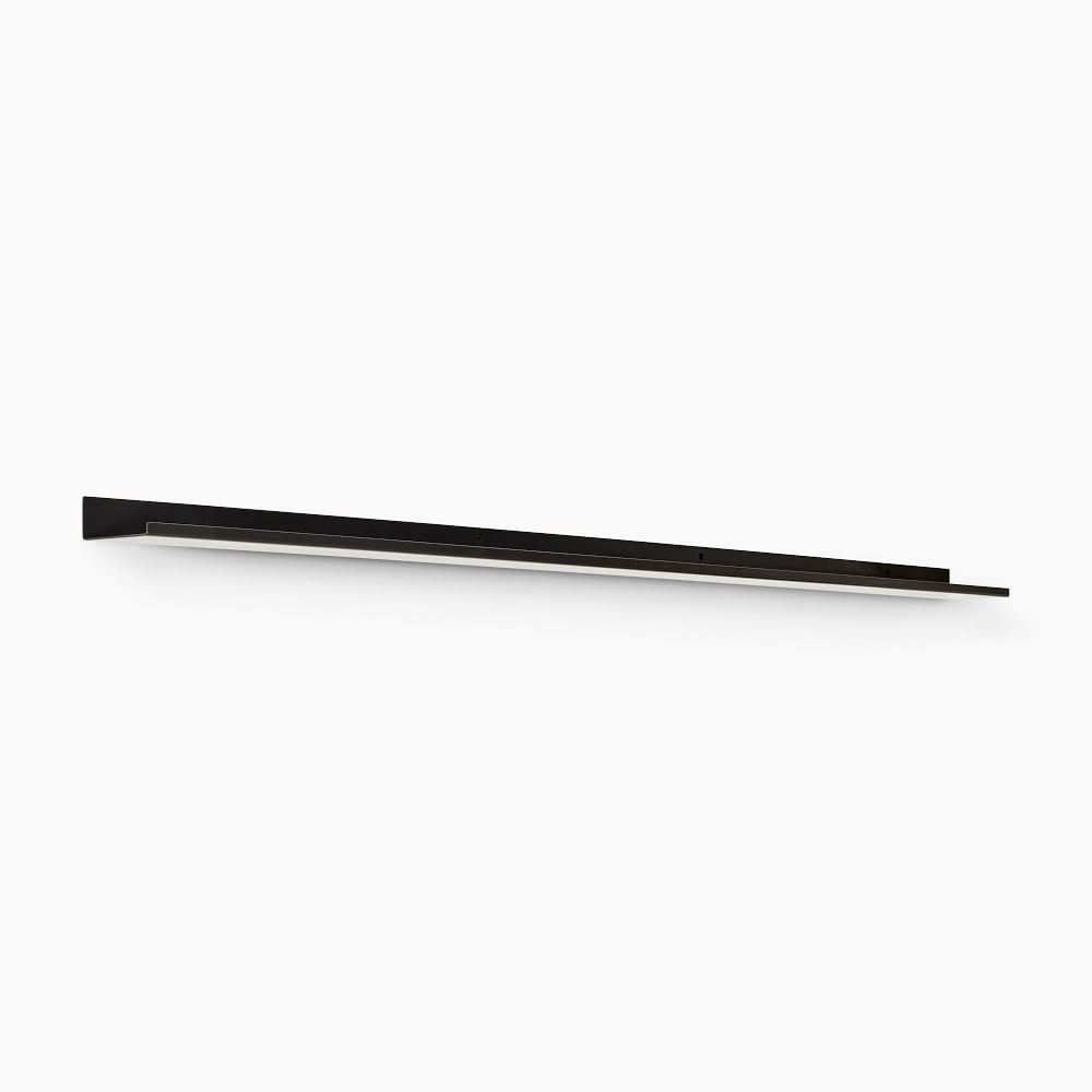 Floating Lines Metal Ledges - Ledge, Dark Bronze, 60"