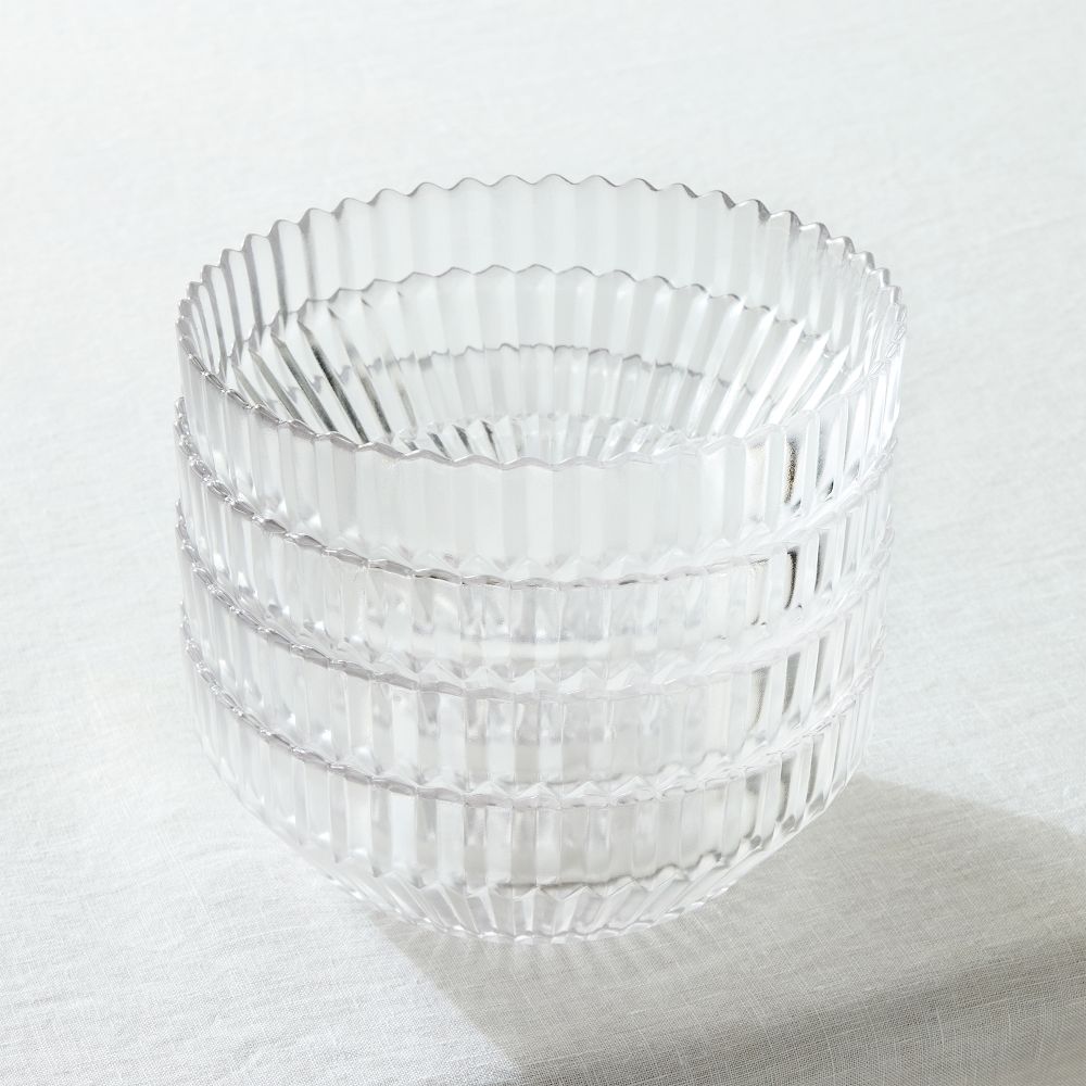 Archie Glass Cereal Bowls (Set of 4) - Clear, Set of 4