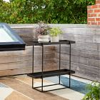 Open Box: Streamline Metal Indoor/Outdoor Rectangle Plant Stand - Antique Bronze