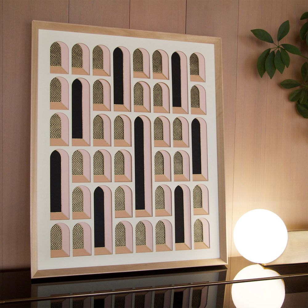 Molly M Framed Wall Art - Viaduct Neutral by West Elm