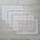 Sustainable Threads Artisan Block-Print Cotton Placemats (Set of 4)