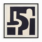 "Bold Pathways" Framed Textile Art by Minted for West Elm