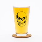 Counter Couture Skull Pint Glass
