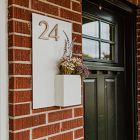 Post &amp; Porch Customizable Curb Appeal Address Planter