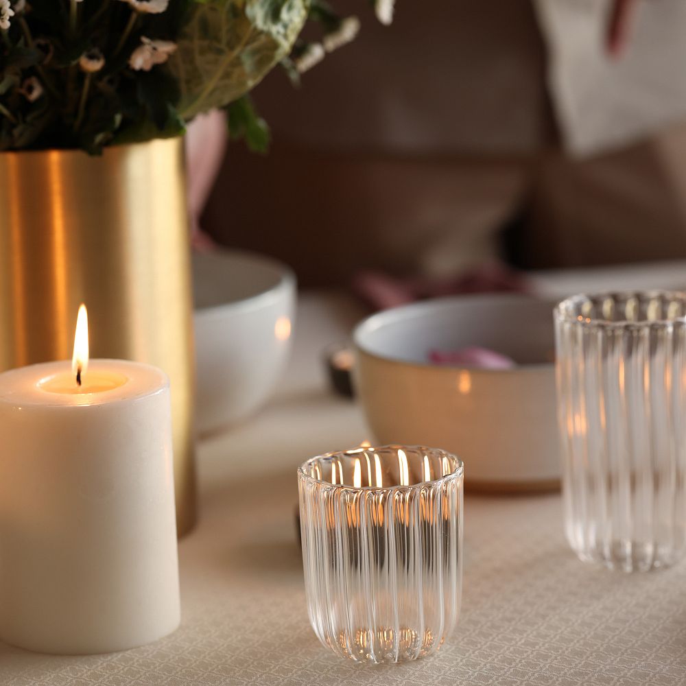 Fleck Kira Glass Tumblers (Set of 4) - Short 6 oz.