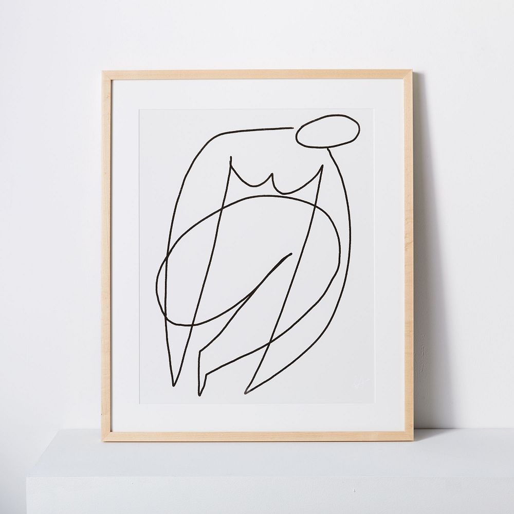 Kate Arends Framed Print - Woman by West Elm