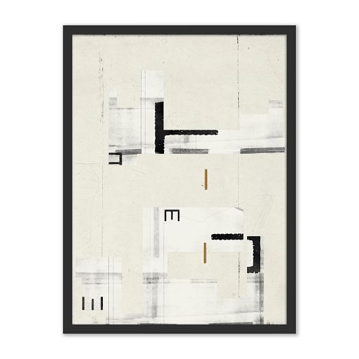 Text and Letter 2 Framed Wall Art by Coup d'Esprit Ltd. by West Elm