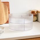mDesign Clear Plastic Spinners (Set of 2)