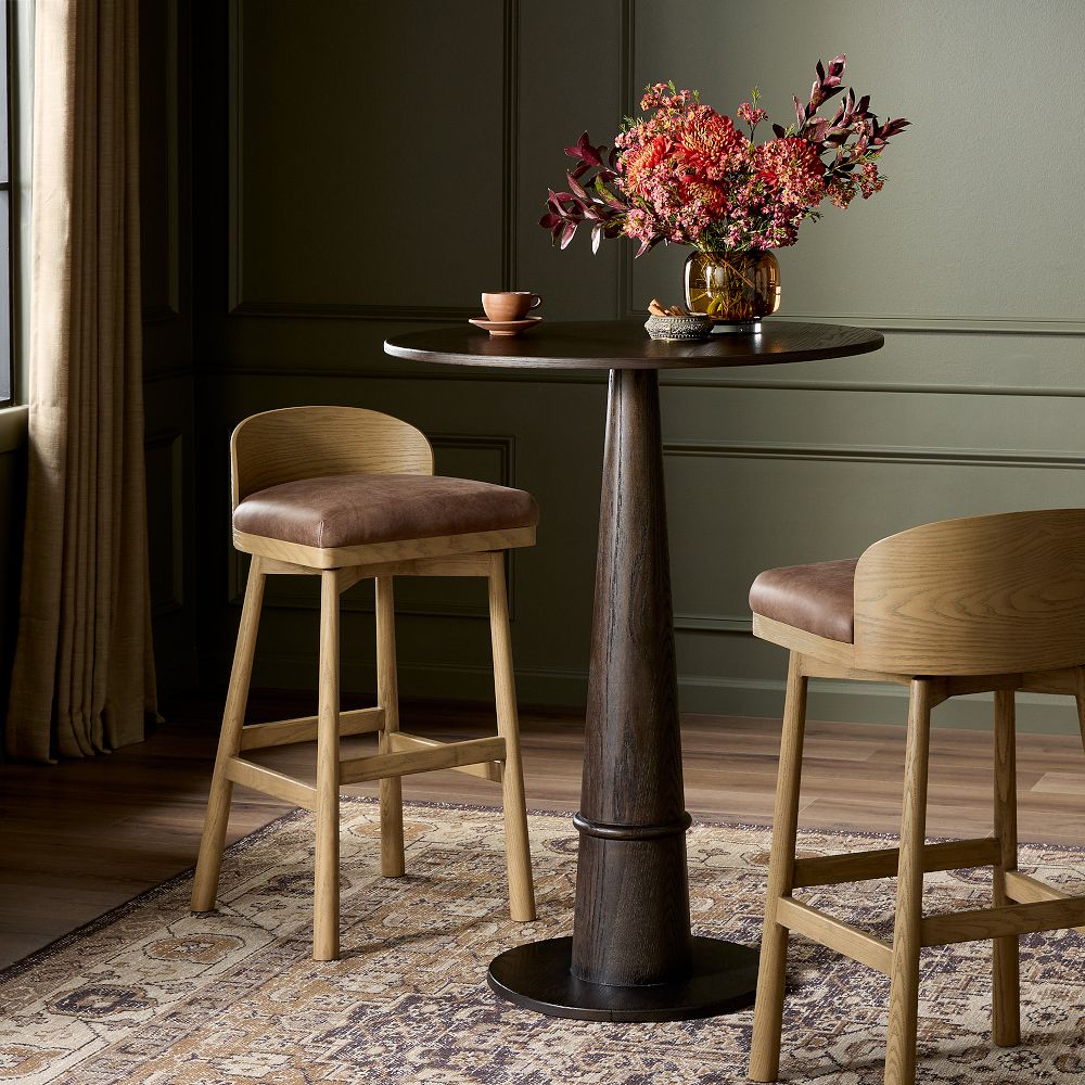 Pollux Swivel Bar & Counter Stools by West Elm